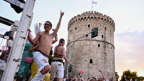 Thousands Attend Annual EuroPride Parade in Greek City of Thessaloniki Amid Heavy Police Presence