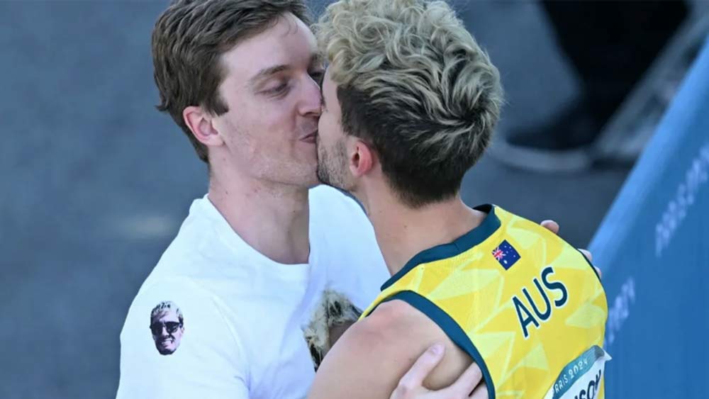 Aussie Athlete Campbell Harrison Goes Viral After Kissing Boyfriend at Olympics