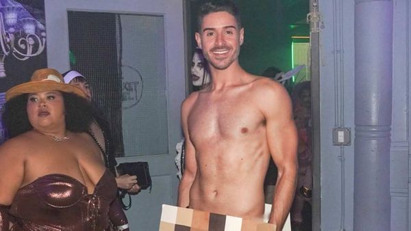 Trolls Attack Viral 'Naked Sims Guy' Halloween Costume, but Gay Twitter Loves It