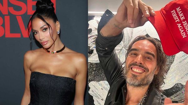 Nicole Scherzinger's Love for Russell Brand's MAGA-esque Hat Draws Gay Twitter's Ire